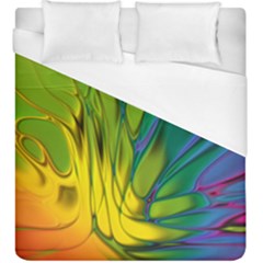 Abstract Pattern Lines Wave Duvet Cover (king Size) by HermanTelo