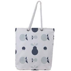 Apples Pears Continuous Full Print Rope Handle Tote (large) by HermanTelo