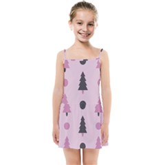 Christmas Tree Fir Den Kids  Summer Sun Dress by HermanTelo