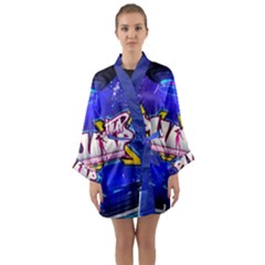 Pump Long Sleeve Kimono Robe by pumpndance