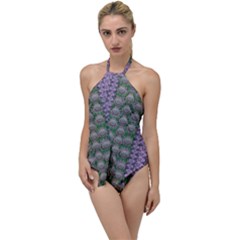 Decorative Juwel And Pearls Ornate Go With The Flow One Piece Swimsuit by pepitasart