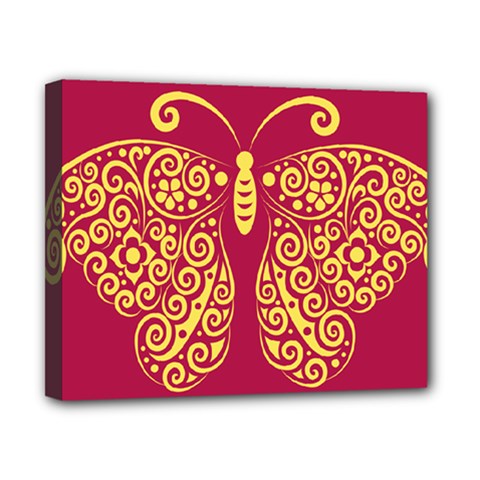 Butterfly Insect Bug Decoration Canvas 10  X 8  (stretched) by HermanTelo