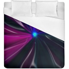 Abstract Background Lightning Duvet Cover (king Size) by HermanTelo