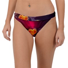 Flame Heart Smoke Love Fire Band Bikini Bottom by HermanTelo