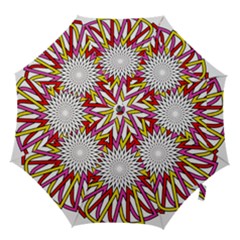 Sun Abstract Mandala Hook Handle Umbrellas (large) by HermanTelo