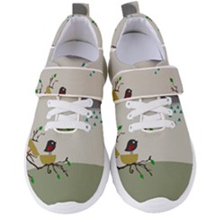 Birds Tree Animal Black Tree Women s Velcro Strap Shoes by HermanTelo