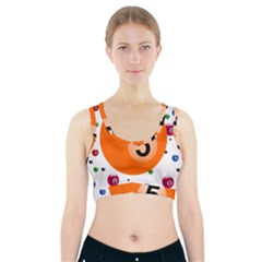 Billiard Ball Ball Game Pink Orange Sports Bra With Pocket by HermanTelo