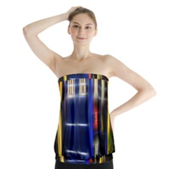 Famous Blue Police Box Strapless Top by HermanTelo