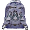 Wonderful Decorative Chinese Dragon Rounded Multi Pocket Backpack View3