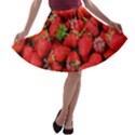 Strawberries A-line Skater Skirt View1