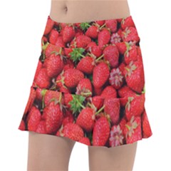 Strawberries Tennis Skirt by TheAmericanDream