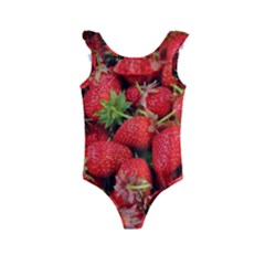 Strawberries Kids  Frill Swimsuit by TheAmericanDream