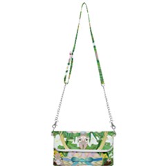 Graphic Easter Easter Basket Spring Mini Crossbody Handbag by Pakrebo