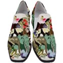 Zoo Animals Peacock Lion Hippo Slip On Heel Loafers View1