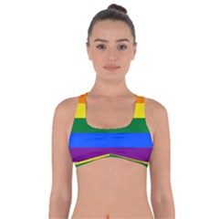 Lgbt Rainbow Pride Flag Got No Strings Sports Bra by lgbtnation