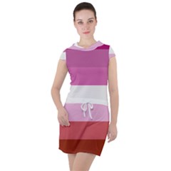 Lesbian Pride Flag Drawstring Hooded Dress by lgbtnation