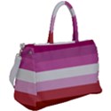 Lesbian Pride Flag Duffel Travel Bag View2