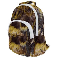 Wing Feather Bird Animal World Rounded Multi Pocket Backpack by Pakrebo
