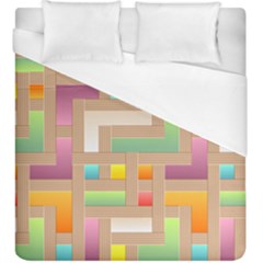 Abstract Background Colorful Duvet Cover (king Size) by HermanTelo