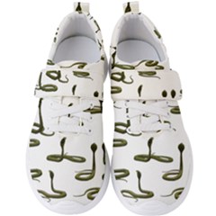 Snake Cobra Reptile Poisonous Men s Velcro Strap Shoes by HermanTelo