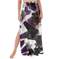 Abstract Science Fiction Maxi Chiffon Tie-up Sarong by HermanTelo