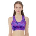 Roses Sports Bra with Border View1