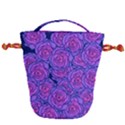 Roses Drawstring Bucket Bag View1