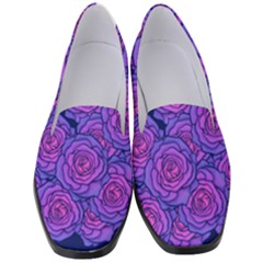 Roses Women s Classic Loafer Heels by BubbSnugg