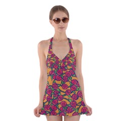 Roses  Halter Dress Swimsuit  by BubbSnugg