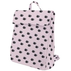 Pink Eyes Flap Top Backpack by snowwhitegirl