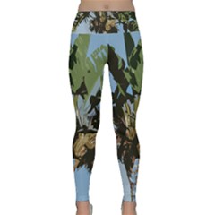 Palm Tree Lightweight Velour Classic Yoga Leggings by snowwhitegirl