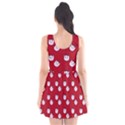 Lazy Bat One Red Pattern Scoop Neck Skater Dress View2