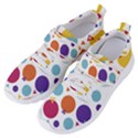 Background Polka Dot Women s Velcro Strap Shoes View2