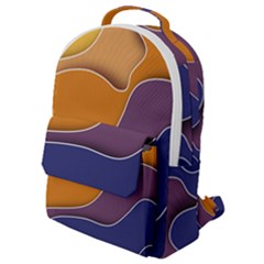 Autumn Waves Flap Pocket Backpack (small) by HermanTelo