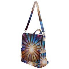 Background Spiral Abstract Crossbody Backpack by HermanTelo