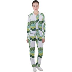 Cactus Pattern Casual Jacket And Pants Set by HermanTelo