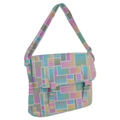 Color Blocks Abstract Background Buckle Messenger Bag by HermanTelo