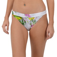 Flowers Floral Band Bikini Bottom by HermanTelo