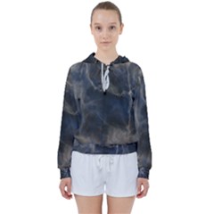 Marble Surface Texture Stone Women s Tie Up Sweat by HermanTelo