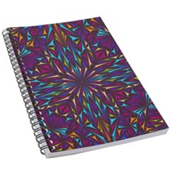 Kaleidoscope Triangle Curved 5 5  X 8 5  Notebook by HermanTelo