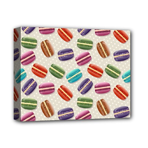 Macaron Bread Deluxe Canvas 14  X 11  (stretched) by HermanTelo