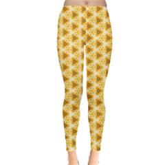 Pattern Halloween Pumpkin Color Leggings  by HermanTelo