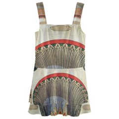 Egyptian Architecture Column Kids  Layered Skirt Swimsuit by Sapixe