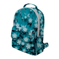 Stars Christmas Ice 3d Flap Pocket Backpack (large) by HermanTelo