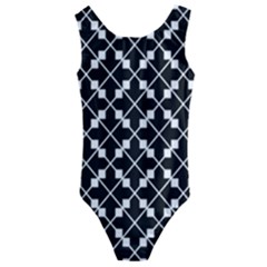 Abstract Background Arrow Kids  Cut-out Back One Piece Swimsuit by Sapixe