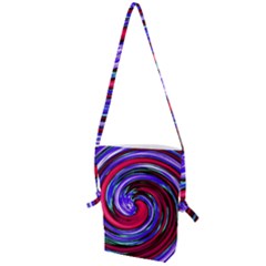 Swirl Vortex Motion Folding Shoulder Bag by HermanTelo