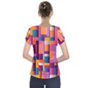 Abstract Background Geometry Blocks Short Sleeve Front Detail Top View2