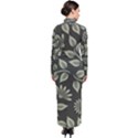 Flowers Pattern Spring Nature Turtleneck Maxi Dress View2