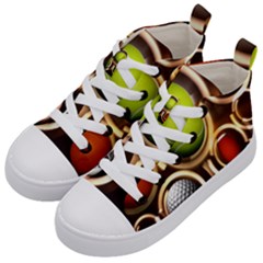 Sport Ball Tennis Golf Football Kids  Mid-top Canvas Sneakers by Bajindul