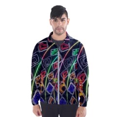 Dragon Lights Men s Windbreaker by Riverwoman